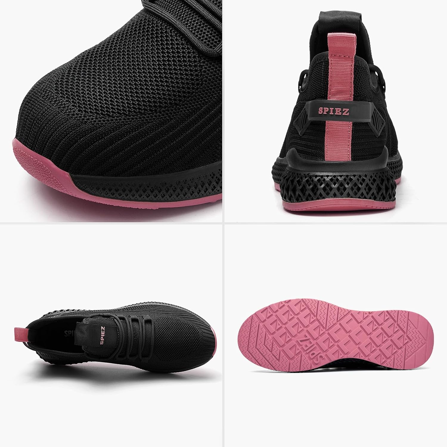 Detalle de SPIEZ veiligheidsschoenen voor dames, licht, metaalvrij en ademend
