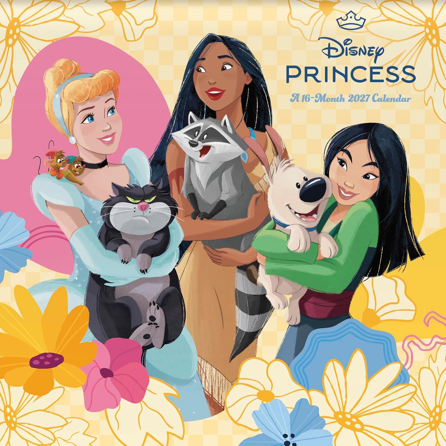 Detalle de Disney Princess 2027 Wall Calendar, 13 Images, 12" x 12