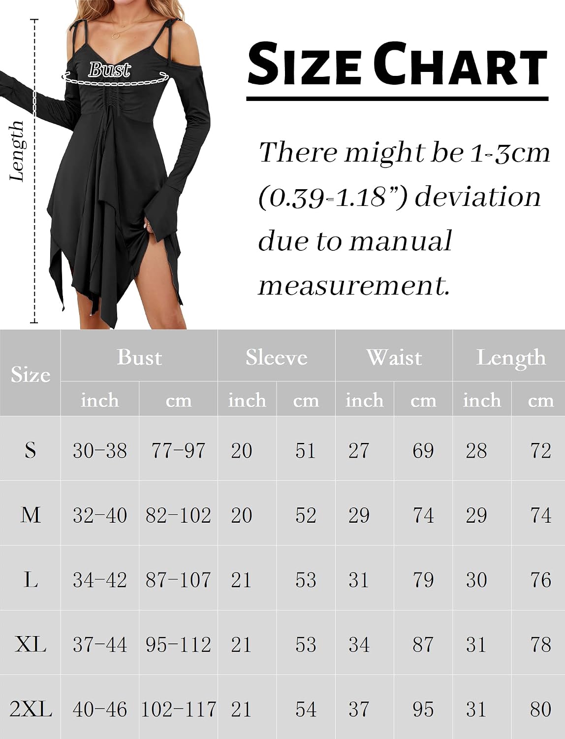 Thumbnail 5 de FEOYA Renaissance Fairy Dress for Women – Off-Shoulder Vintage Gothic Gown