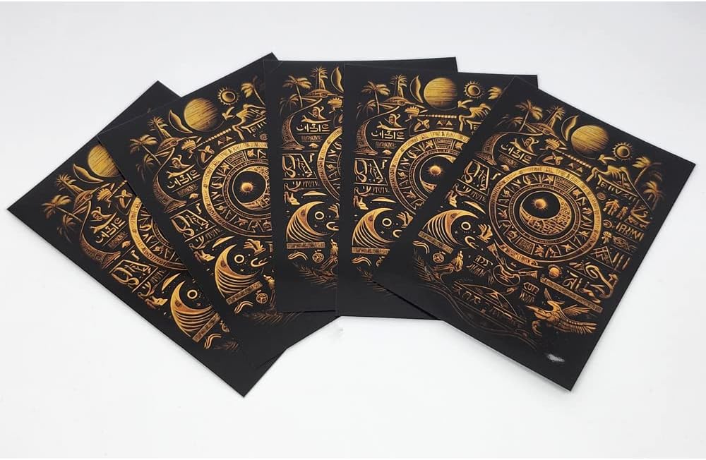 Detalle de ArtDuel 遊戯王カードスリーブ「ファラオの本」50枚・62×89 mm