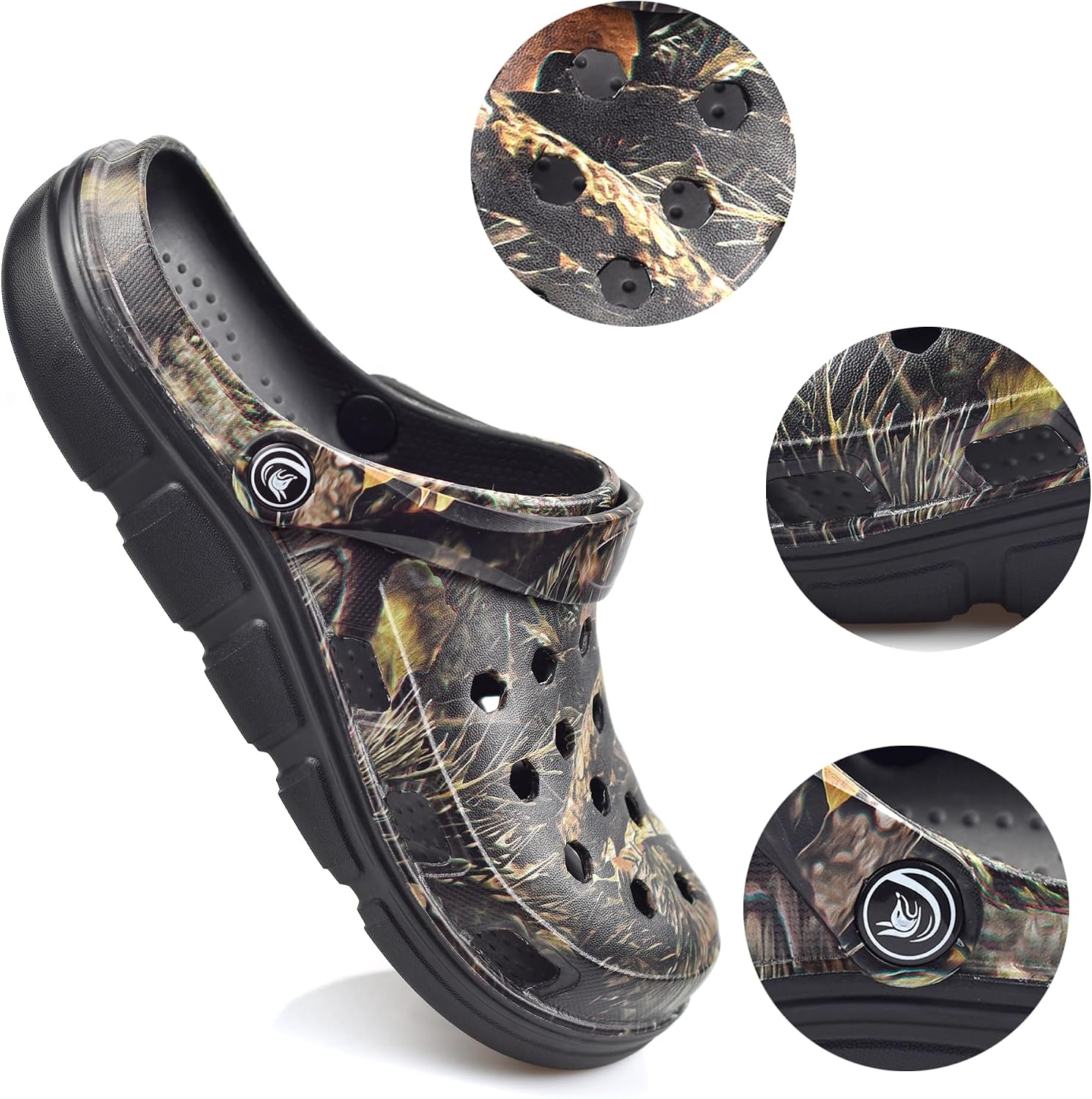 Detalle de PIMIO Garden Clogs for Women and Men | Slip-On Work Shoes with Arch Support