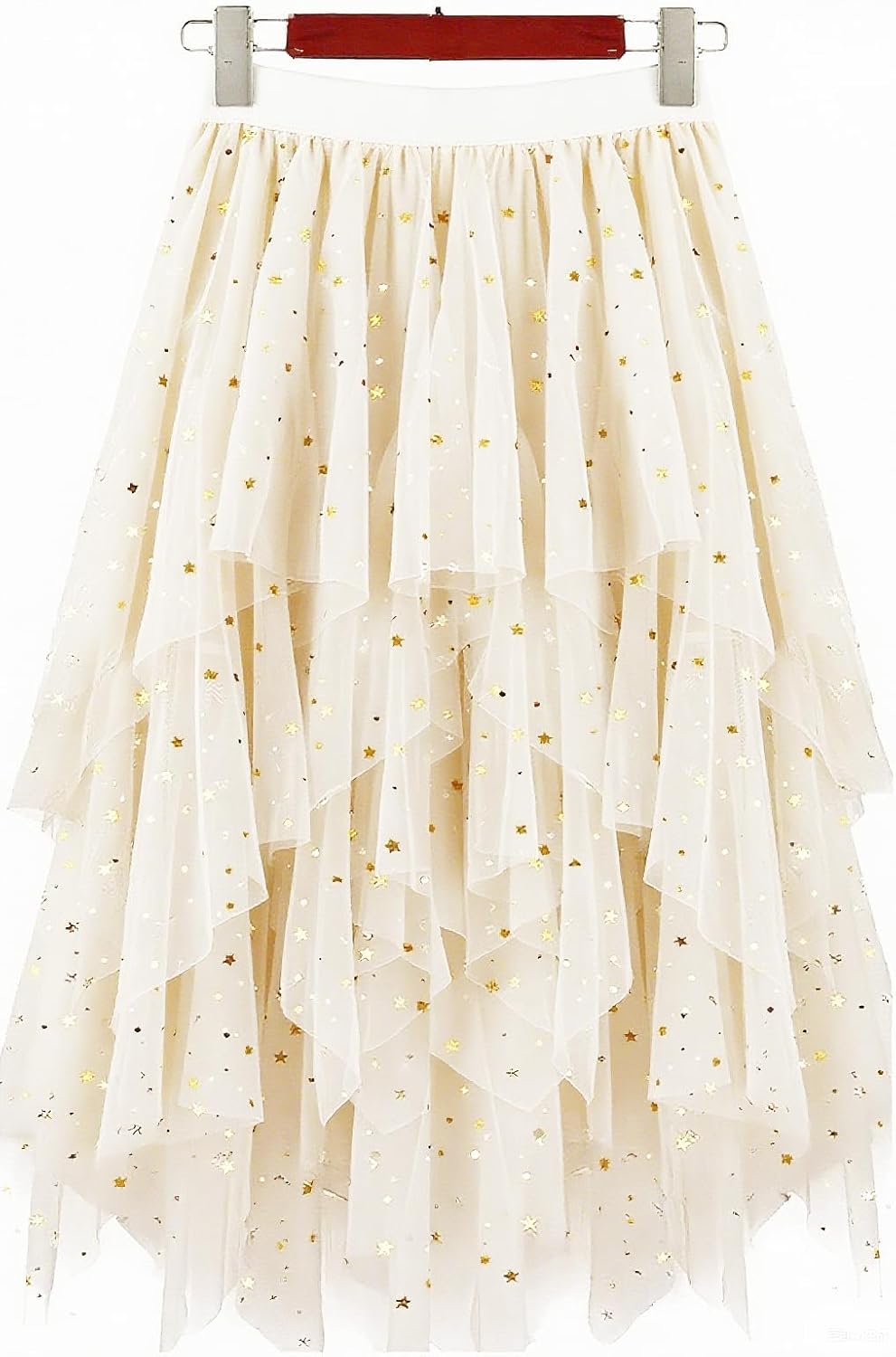 Detalle 2 de LBKKC Tulle Skirt, Asymmetrical Midi