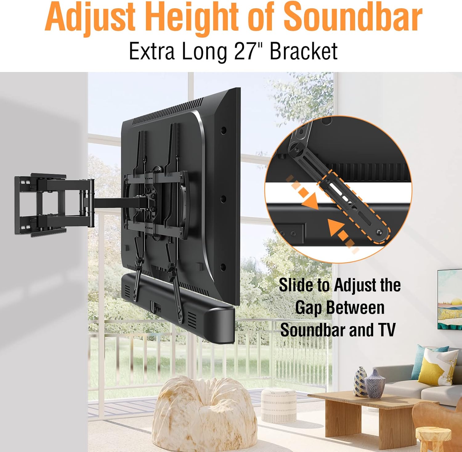 Detalle 2 de ELIVED Soundbar Mount 15 lbs