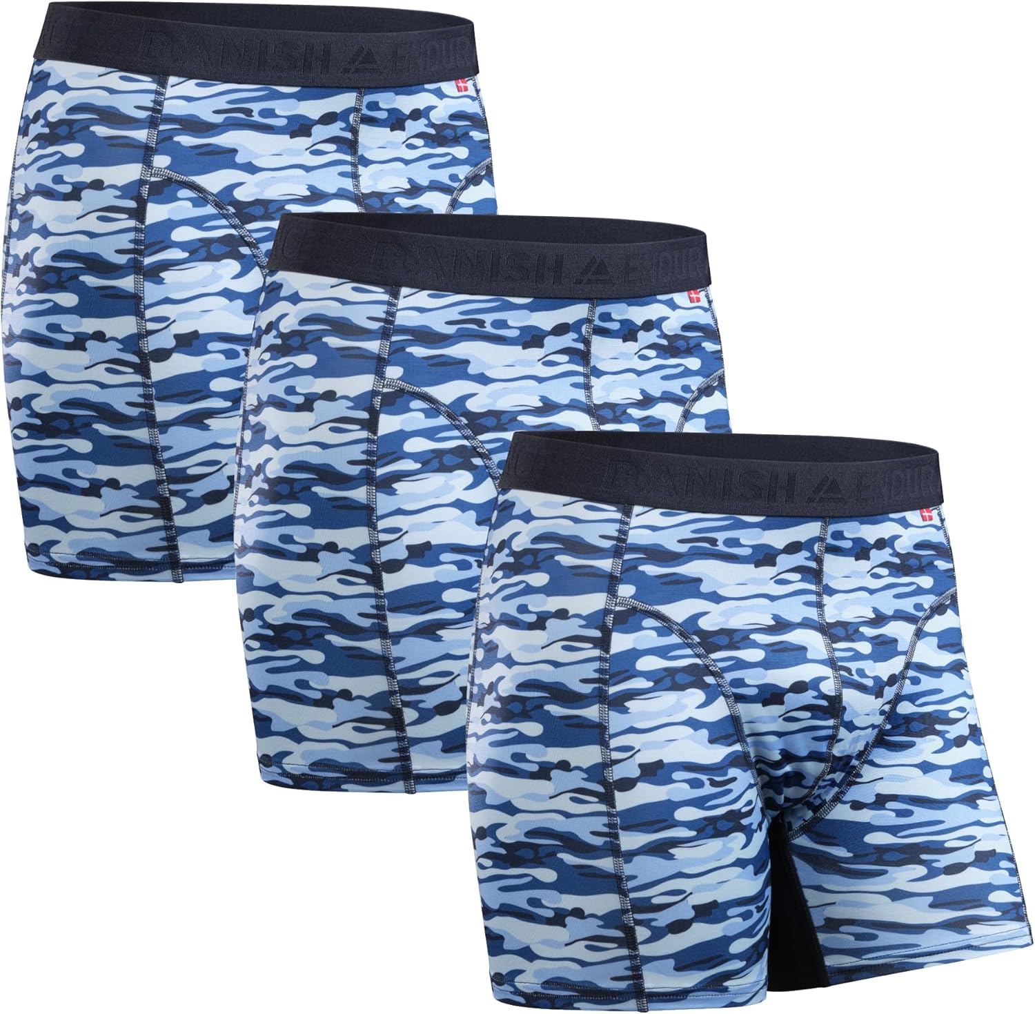 Thumbnail 6 de DANISH ENDURANCE 3er Pack Sport Boxershorts Herren – atmungsaktiv, geruchsneutral und elastisch