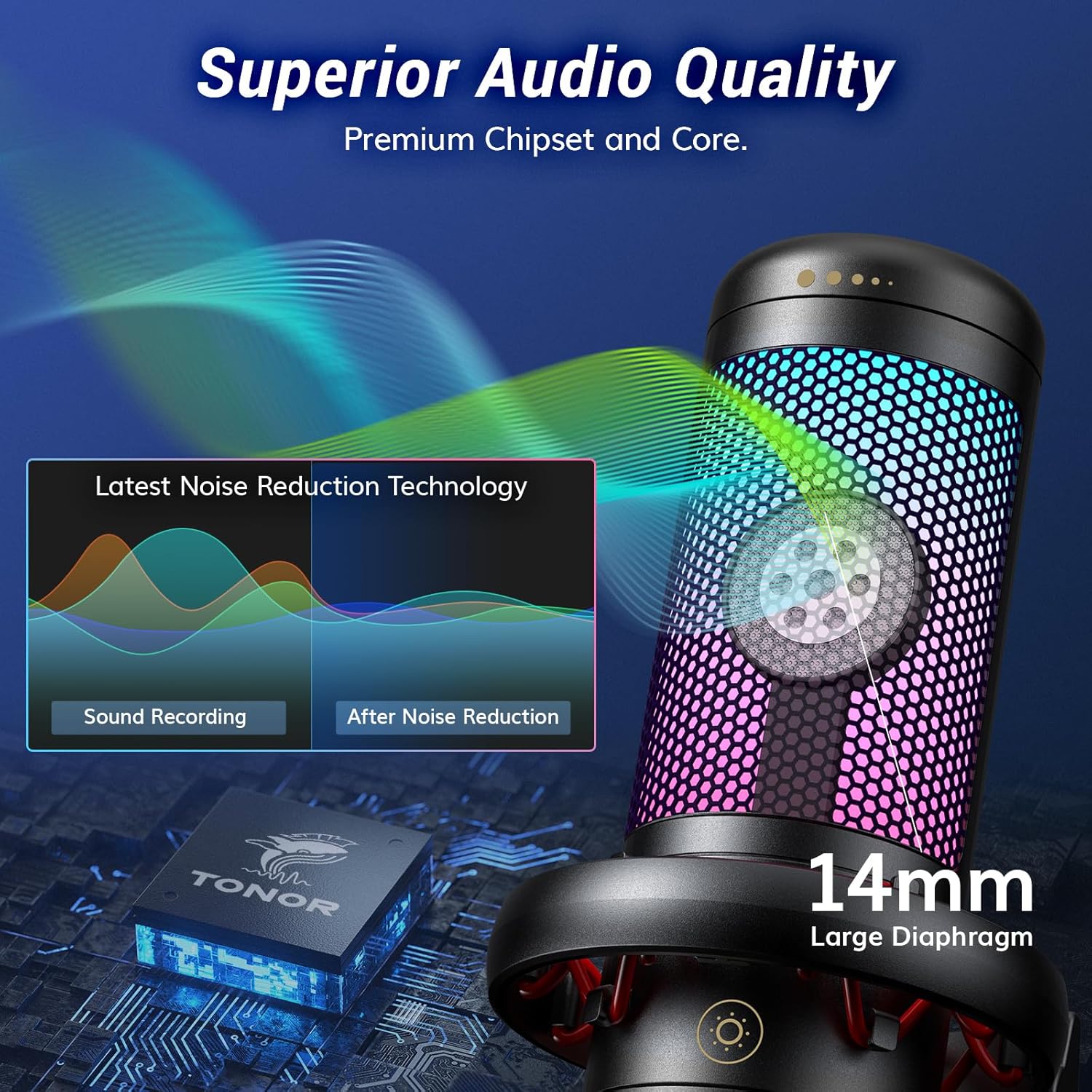 Thumbnail 1 de TONOR TC310+ USB Gaming Microphone