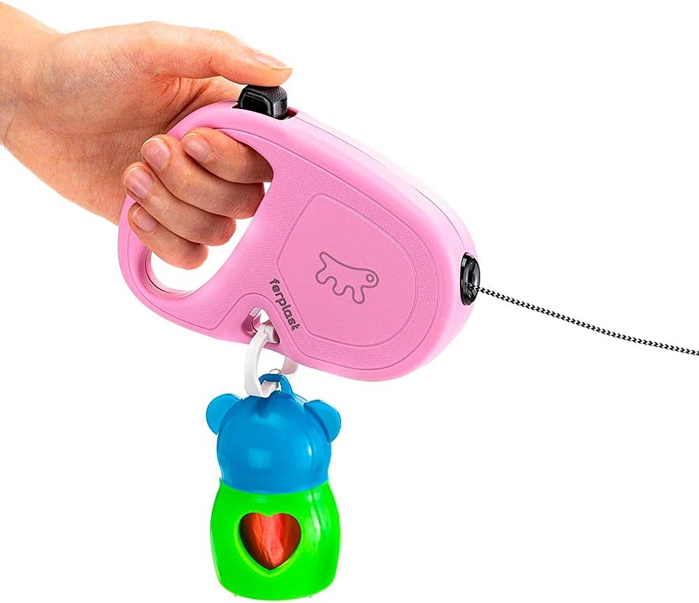 Thumbnail 2 de Ferplast Hundeleine Flippy ONE Rollleine für kleine Hunde bis 12 kg – ausziehbares Band bis 4,5 m, lila