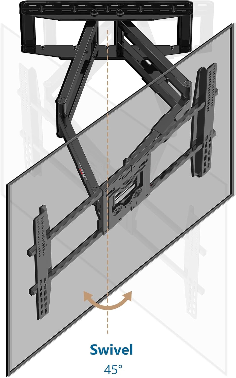 Detalle 2 de NB North Bayou Heavy Duty TV Wall Mount 91 kg