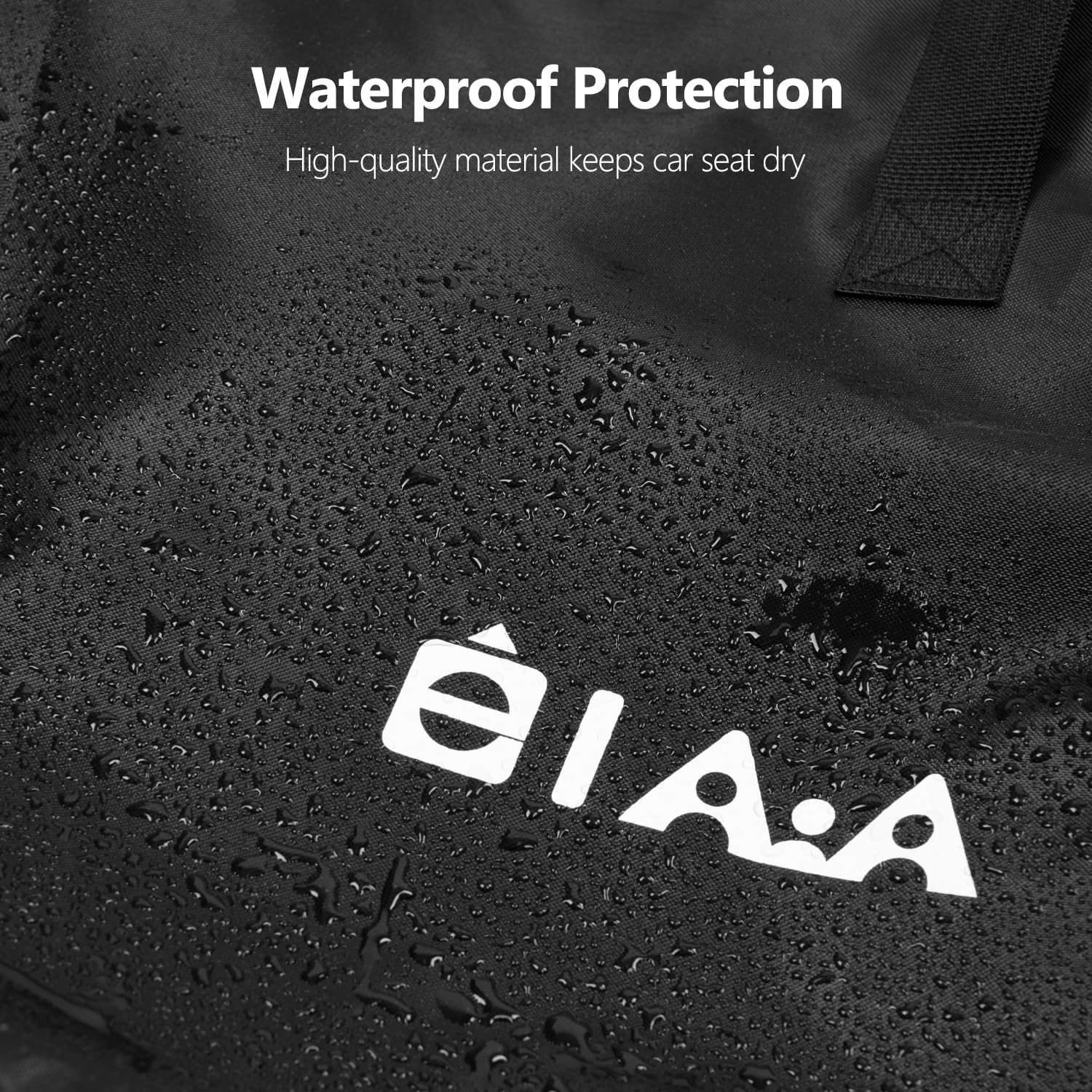 Detalle 2 de elaia CS7501 Waterproof Car Seat Travel Bag, Foldable with Green Straps