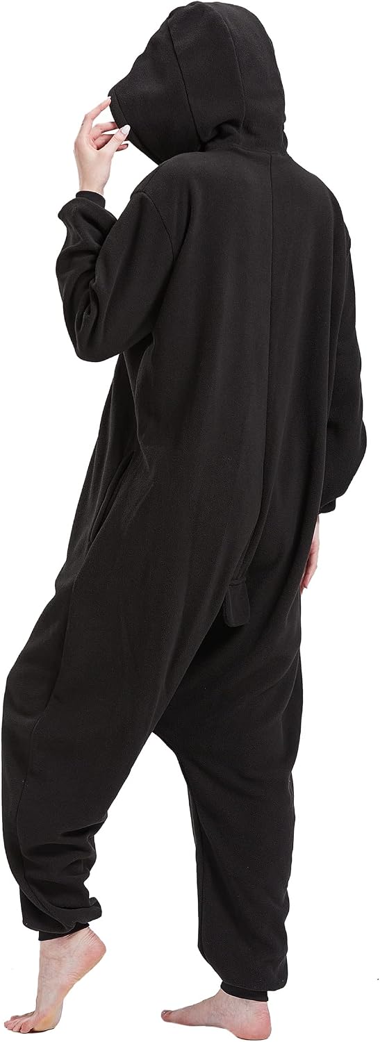Detalle 2 de Magicalani Adult Dinosaur Onesie Pajamas, Polar Fleece, Hood and Pockets