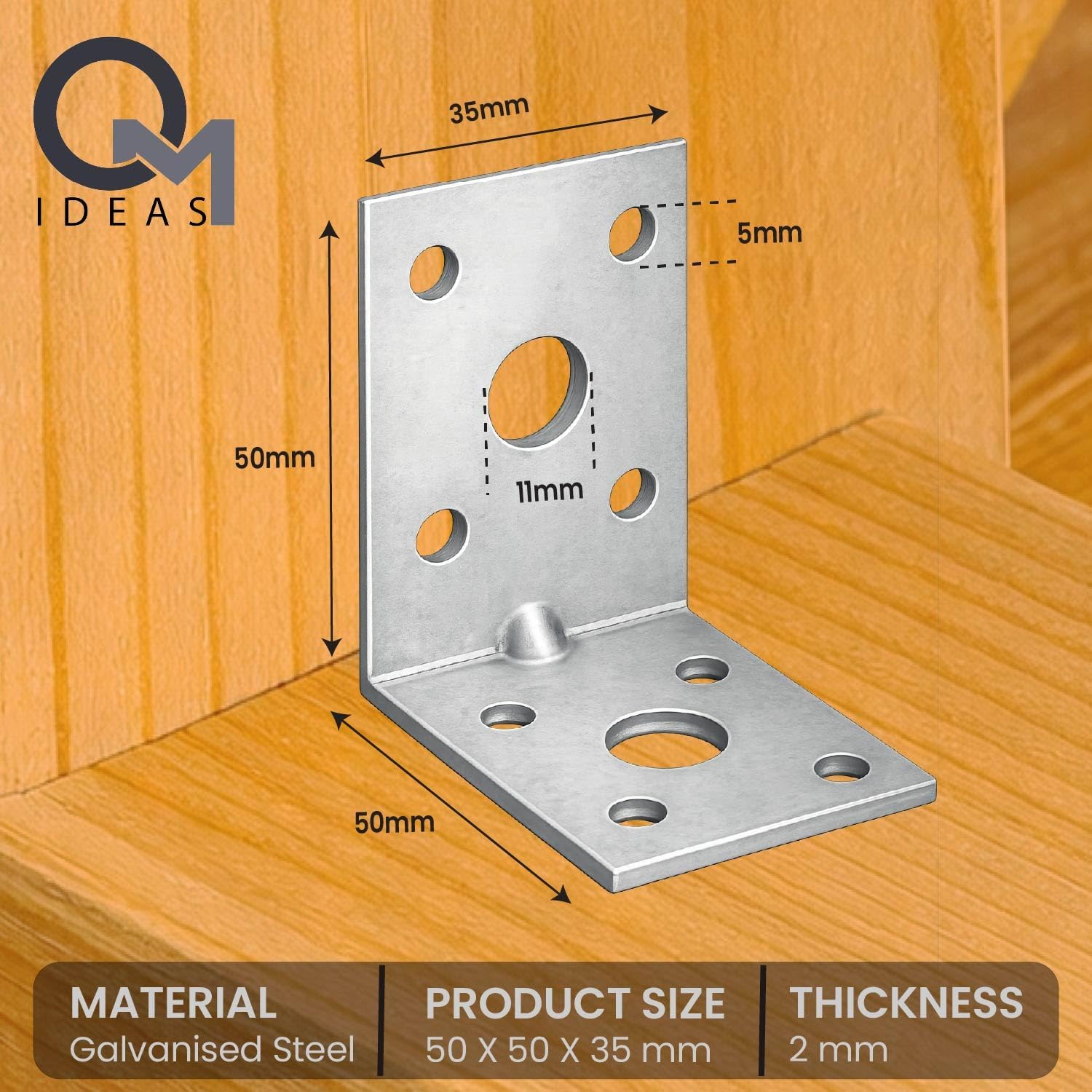 Detalle 2 de OMIDEAS 10 x Angle Brackets