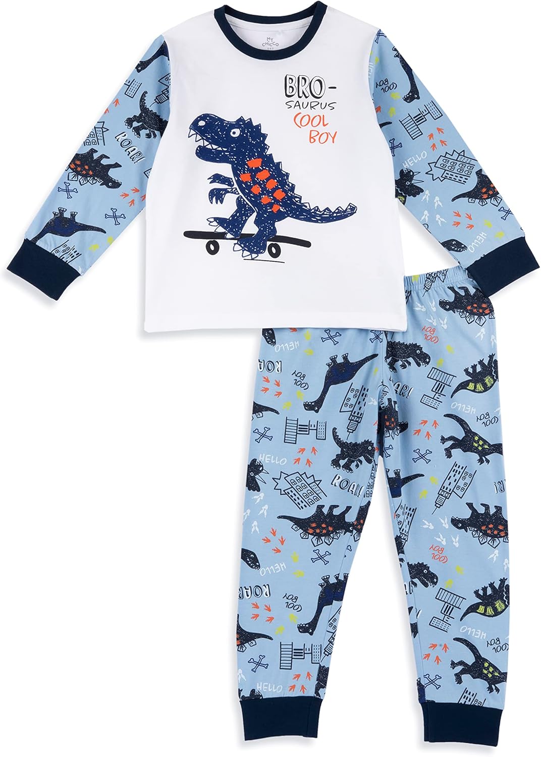 Detalle de Chicco Pigiama lungo cotone draghetto