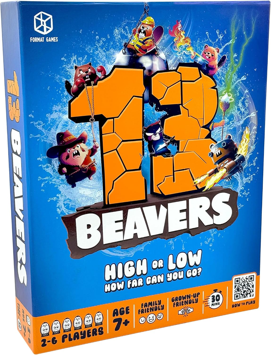 Detalle de 13 Beavers: River Adventure Board Game for 2–6 Players 🎲