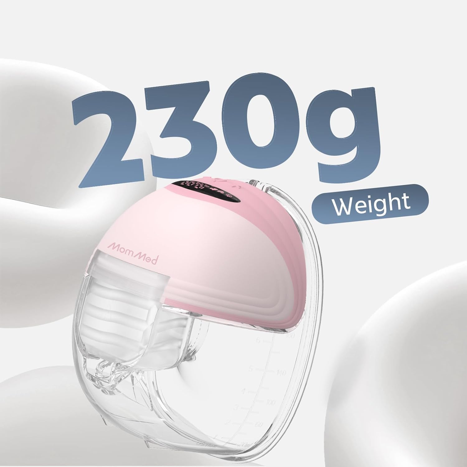 Thumbnail 6 de MOMMED Double Breast Pumps, Hands Free with 3 Modes & 12 Levels, Rechargeable, 24 mm Wearable Includes 17/19/21 mm Flange Inserts