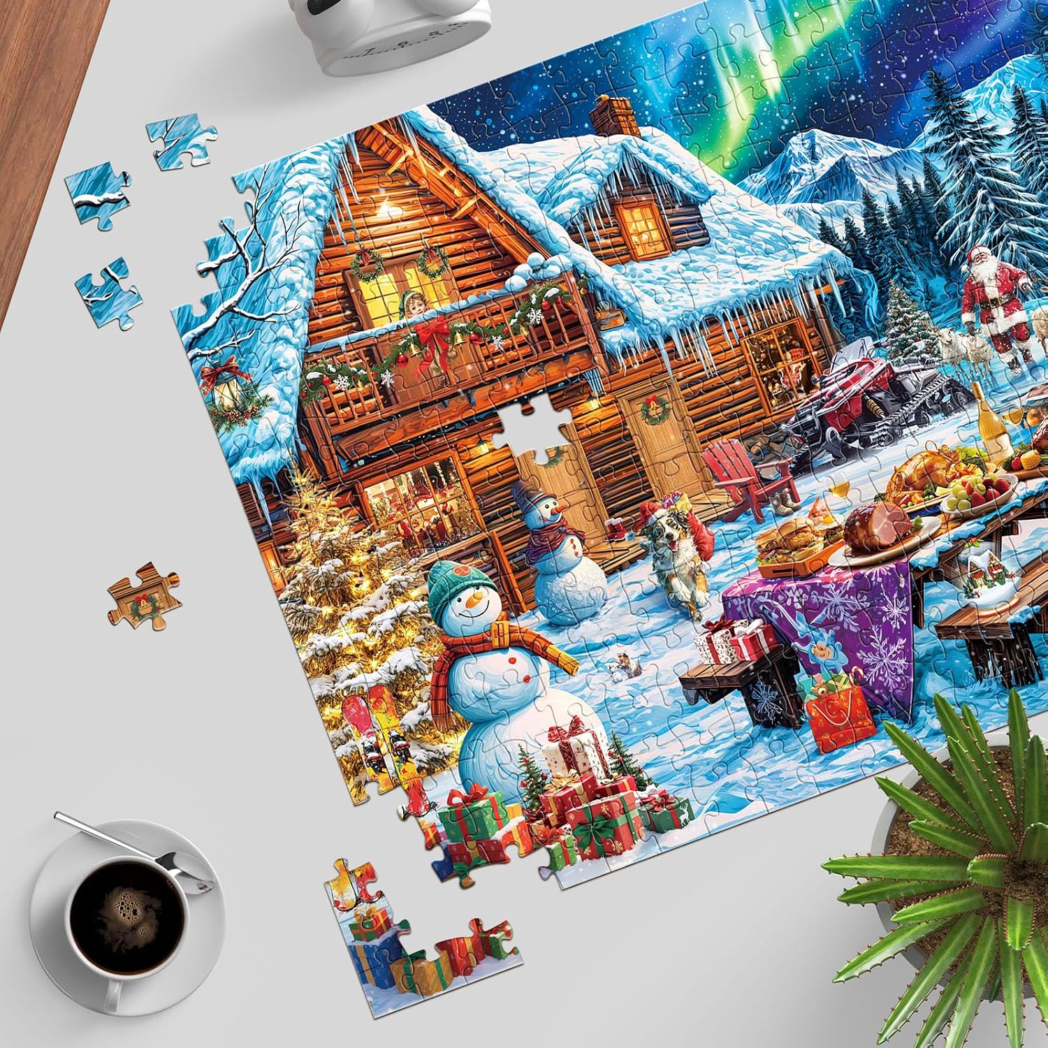 Thumbnail 4 de Christmas Jigsaw Puzzle, 1000 Pieces