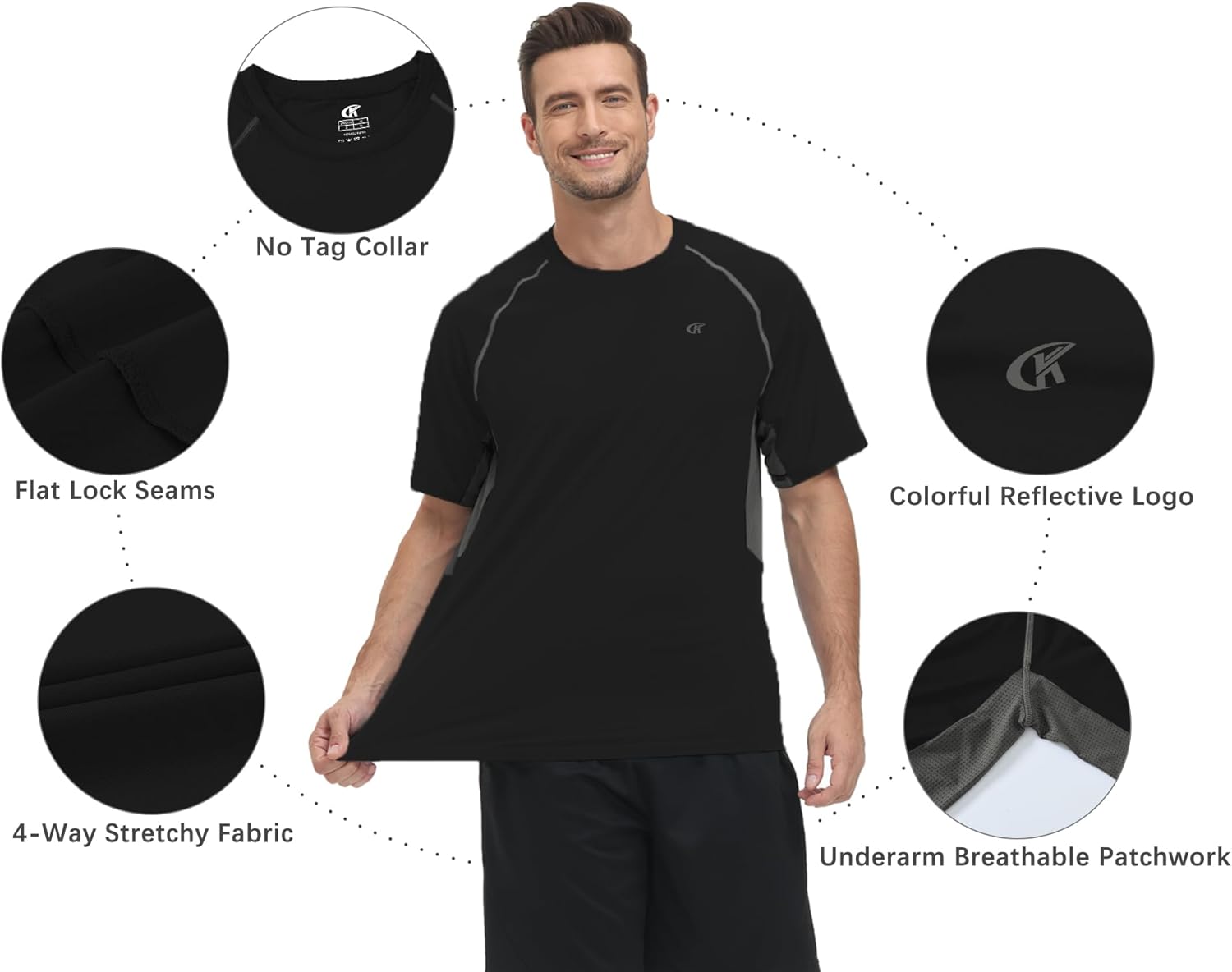 Thumbnail 6 de Huayuzh Men's Rashguard UPF 50+