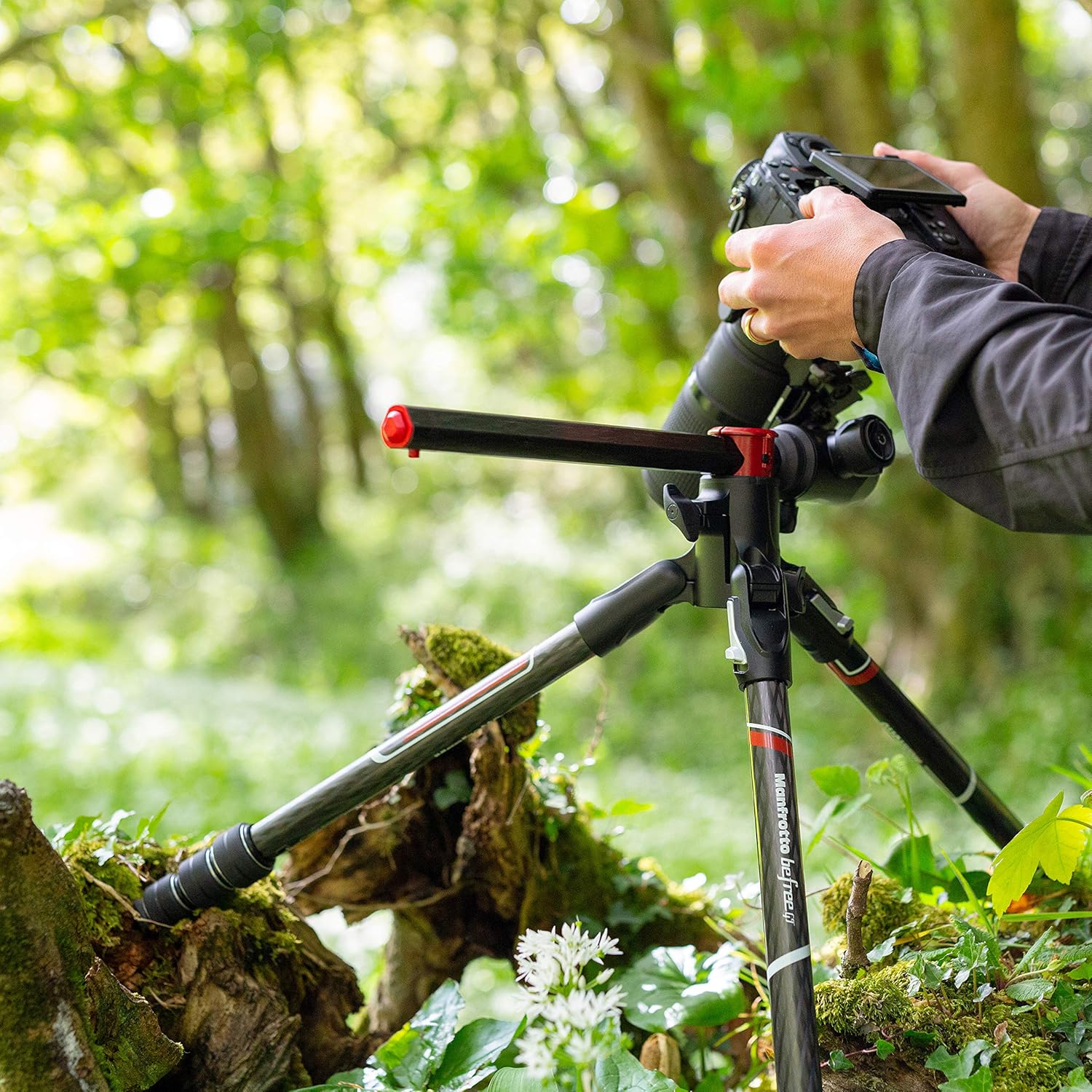 Thumbnail 6 de Manfrotto Befree GT XPRO Carbon Camera Tripod with 496 Centre Ball Head (MKBFRC4GTXP-BH)