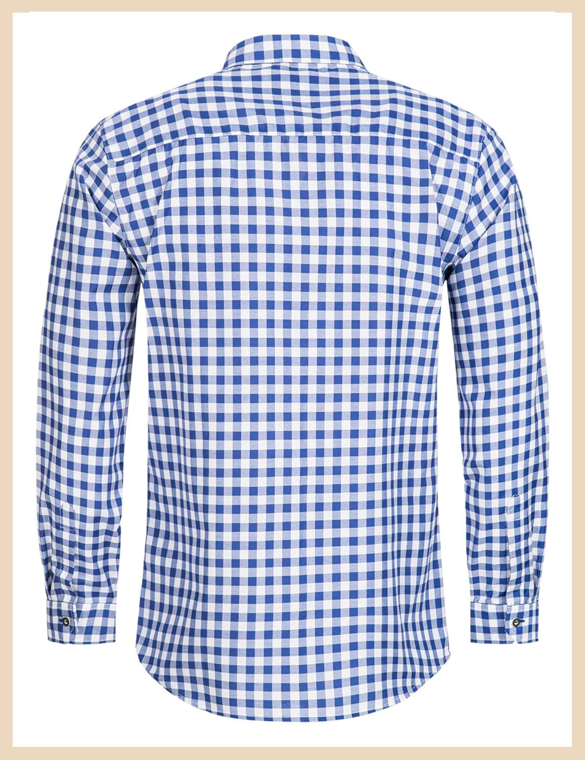 Detalle de Stockerpoint Trachtenhemd OC-Franzl kariert, Modern Fit