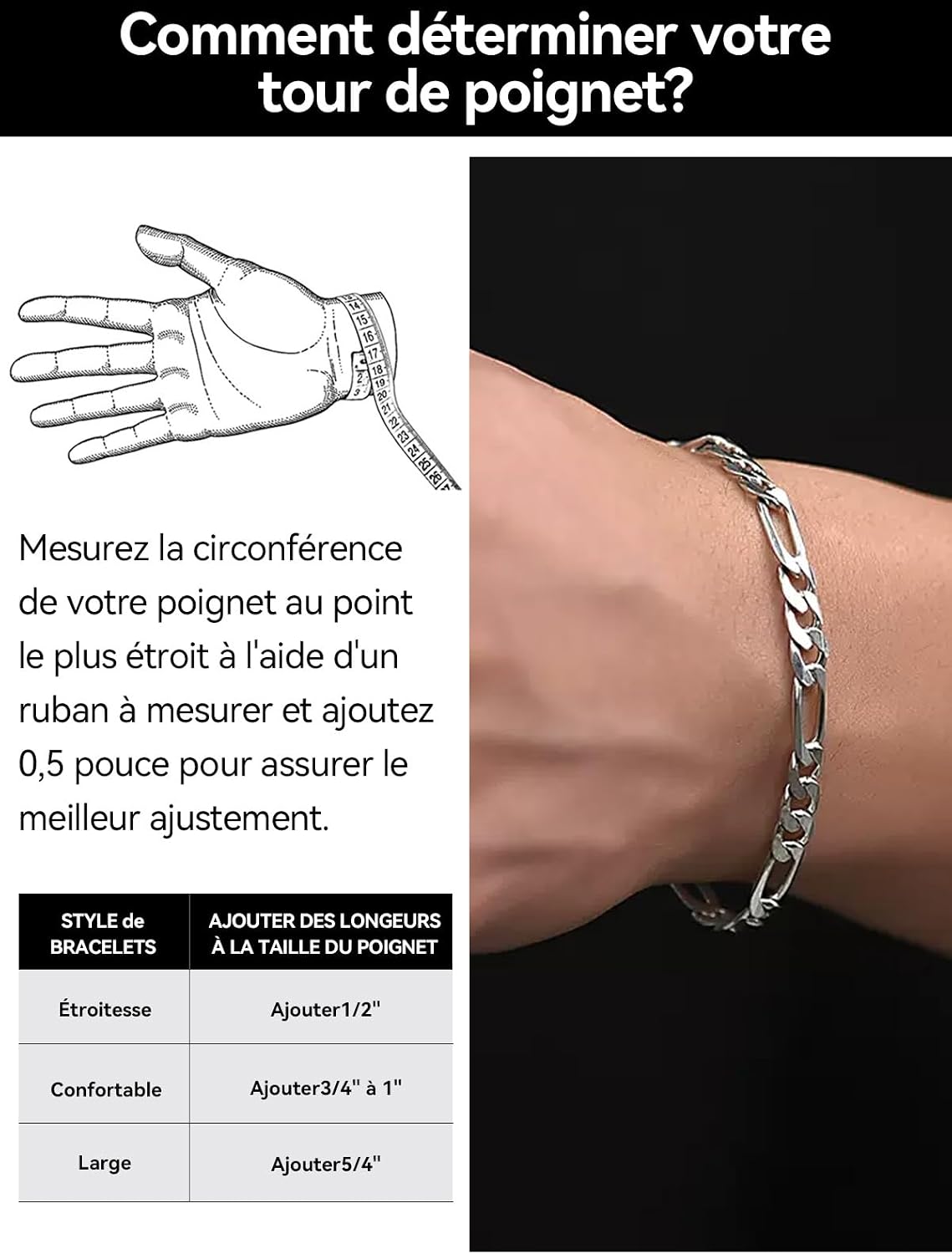 Thumbnail 4 de ChainsHouse Gourmette Figaro 19 cm