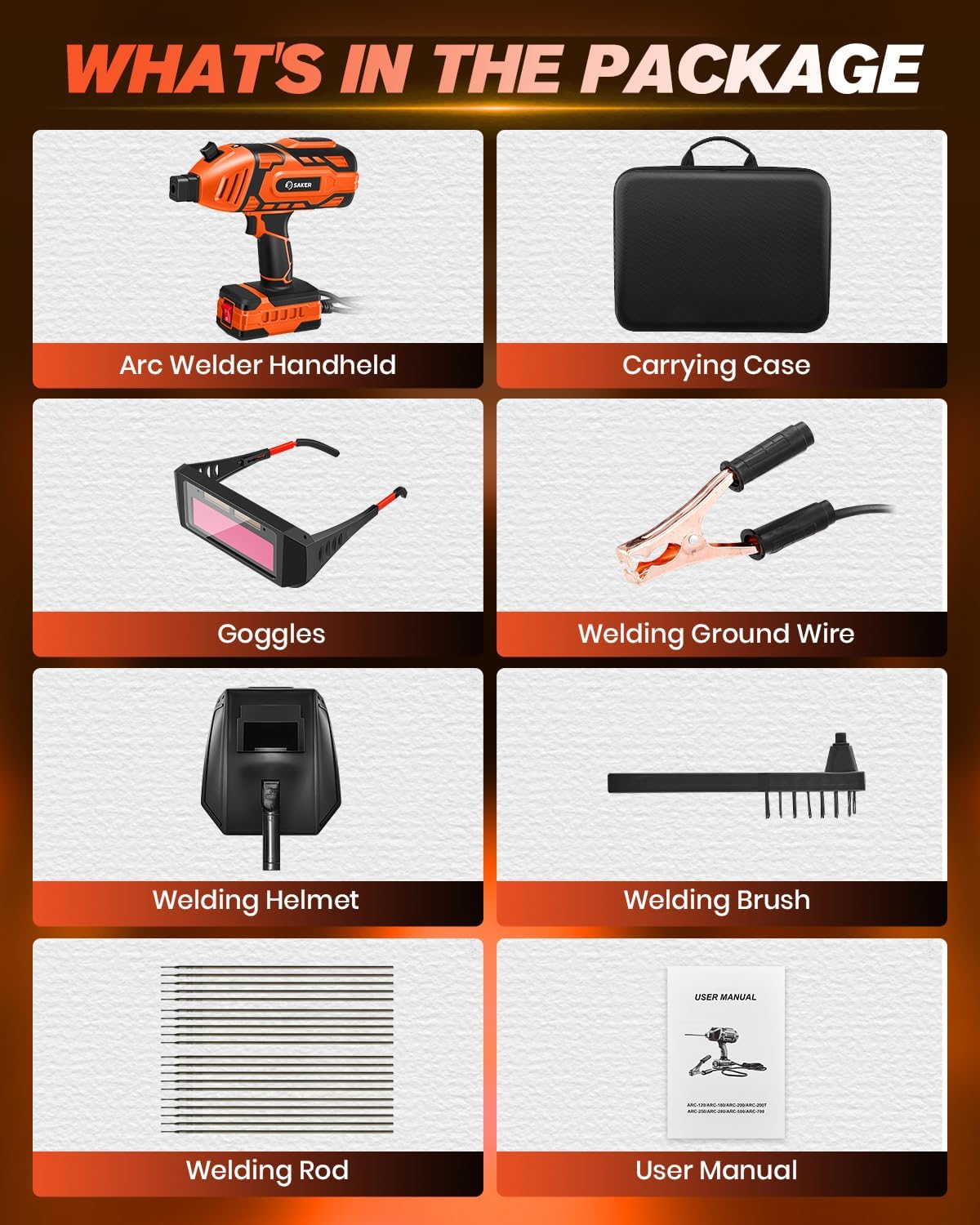 Thumbnail 6 de Saker Portable Welder 20-120A 🔧