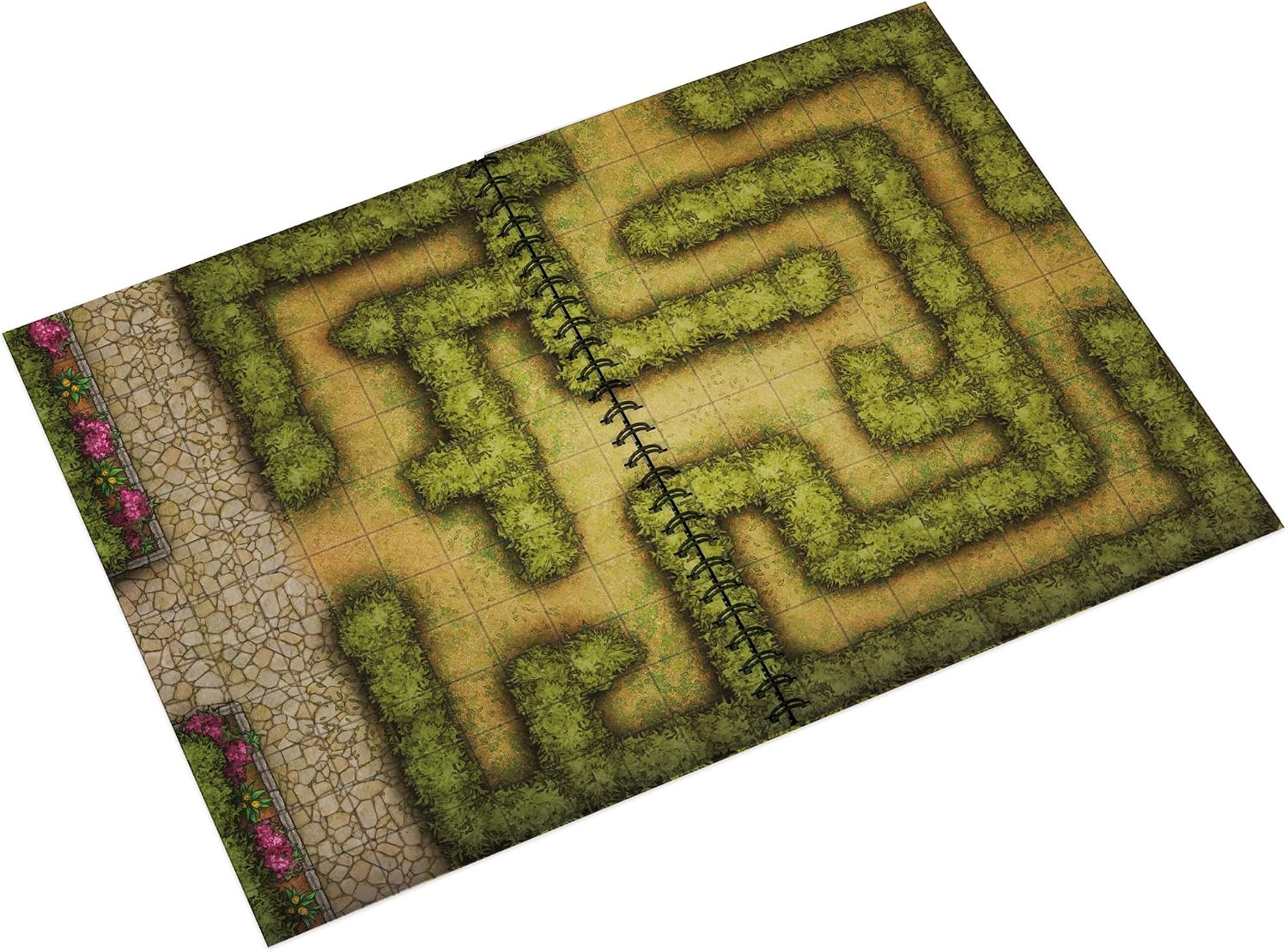 Detalle de Epic Forge Battlemaps Bok: Heroic Fantasy Edition – inbunden med 30 utomhuskartor