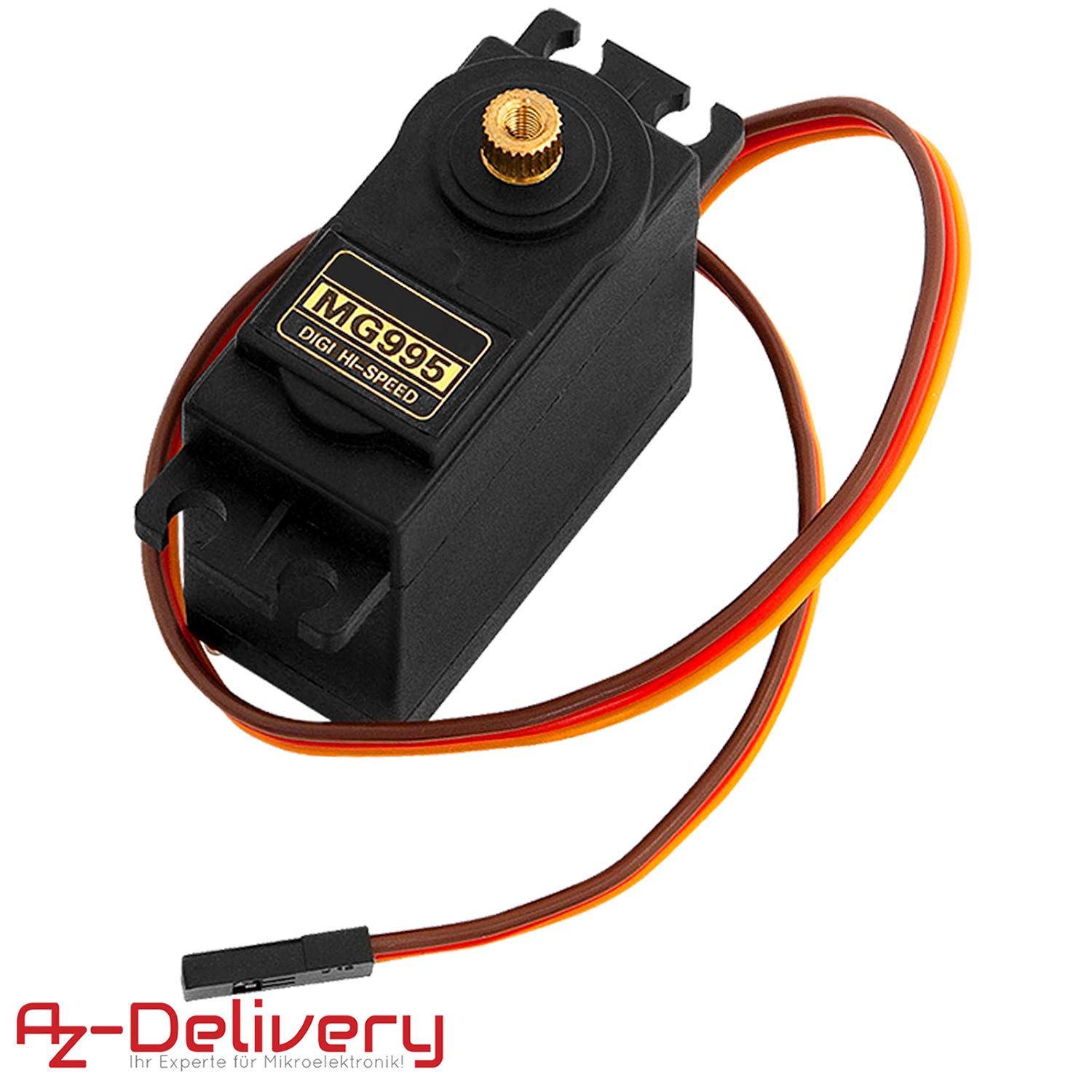 Thumbnail 4 de AZDelivery MG995 micro-servo numérique pour projets RC et robotique, compatible Arduino et Raspberry Pi