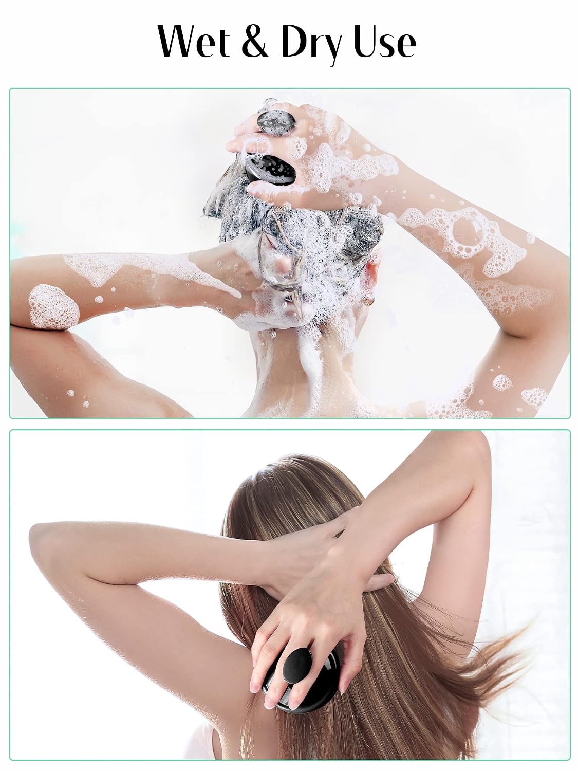 Thumbnail 4 de HEETA HP004DV Silicone Scalp Massager and Shampoo Brush
