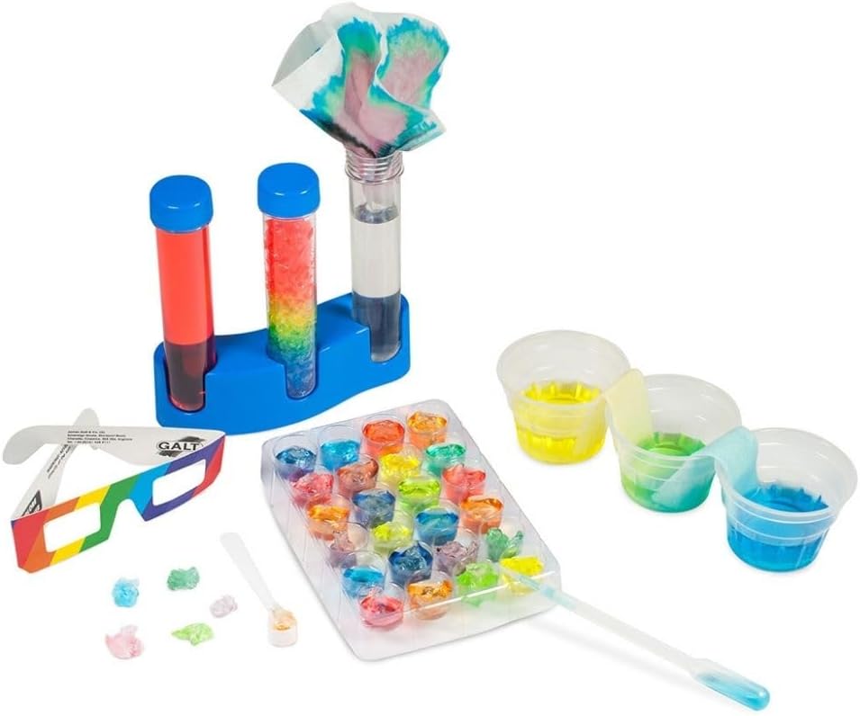 Detalle de Galt Rainbow Lab 12 experiment kit