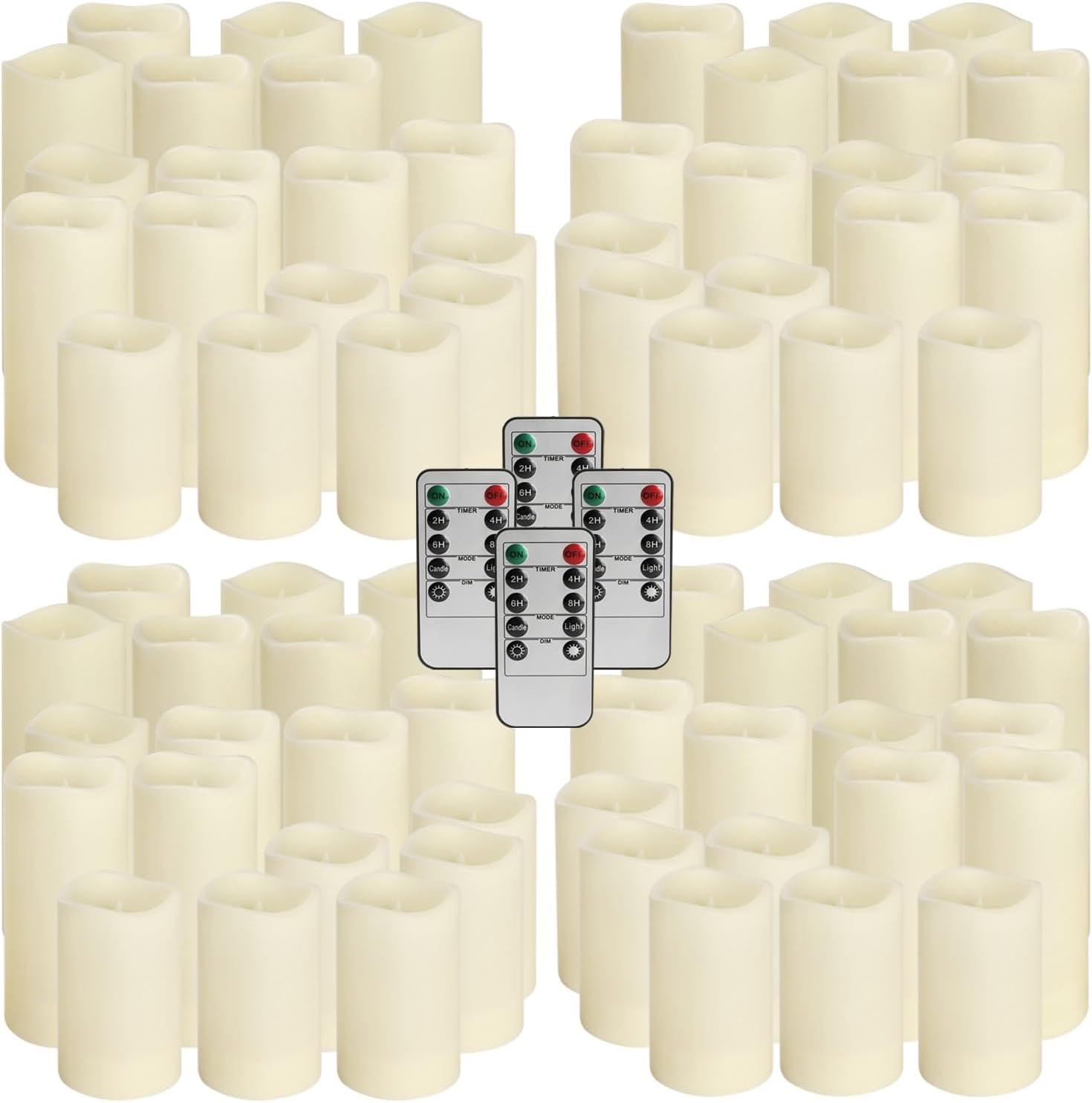 Thumbnail 5 de WREXCS Candle-70 Flameless LED Candles, 72-Pack, Waterproof with Timer