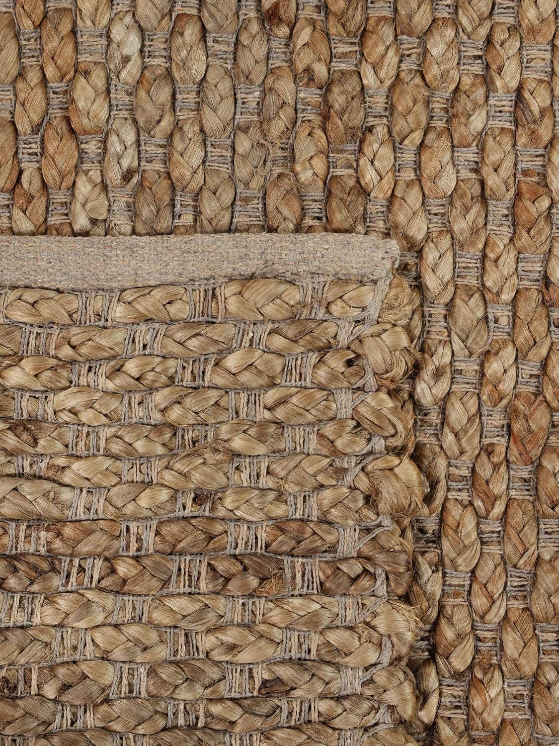 Thumbnail 6 de RugVista Siri Jute Rug, 250 x 350 cm, Beige/Cream White, Medium Pile
