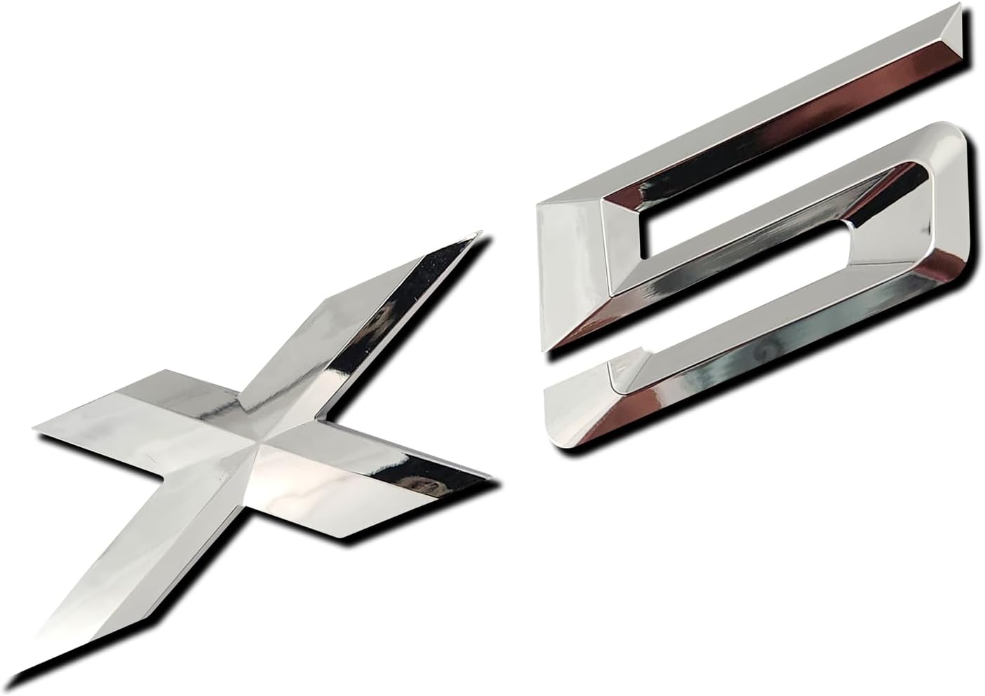 Detalle de MCK Auto X5 Silver Glossy Rear Badge