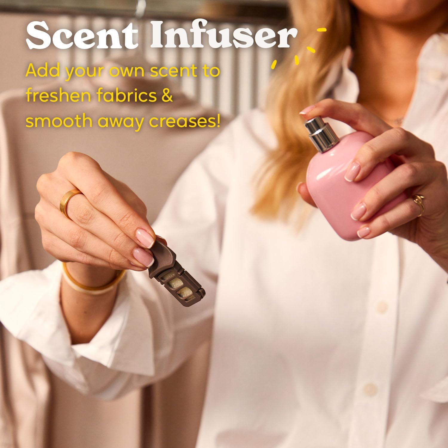 Thumbnail 3 de Russell Hobbs Steam Genie Aroma Handheld Clothes Steamer (1800W) with Fragrance Diffuser