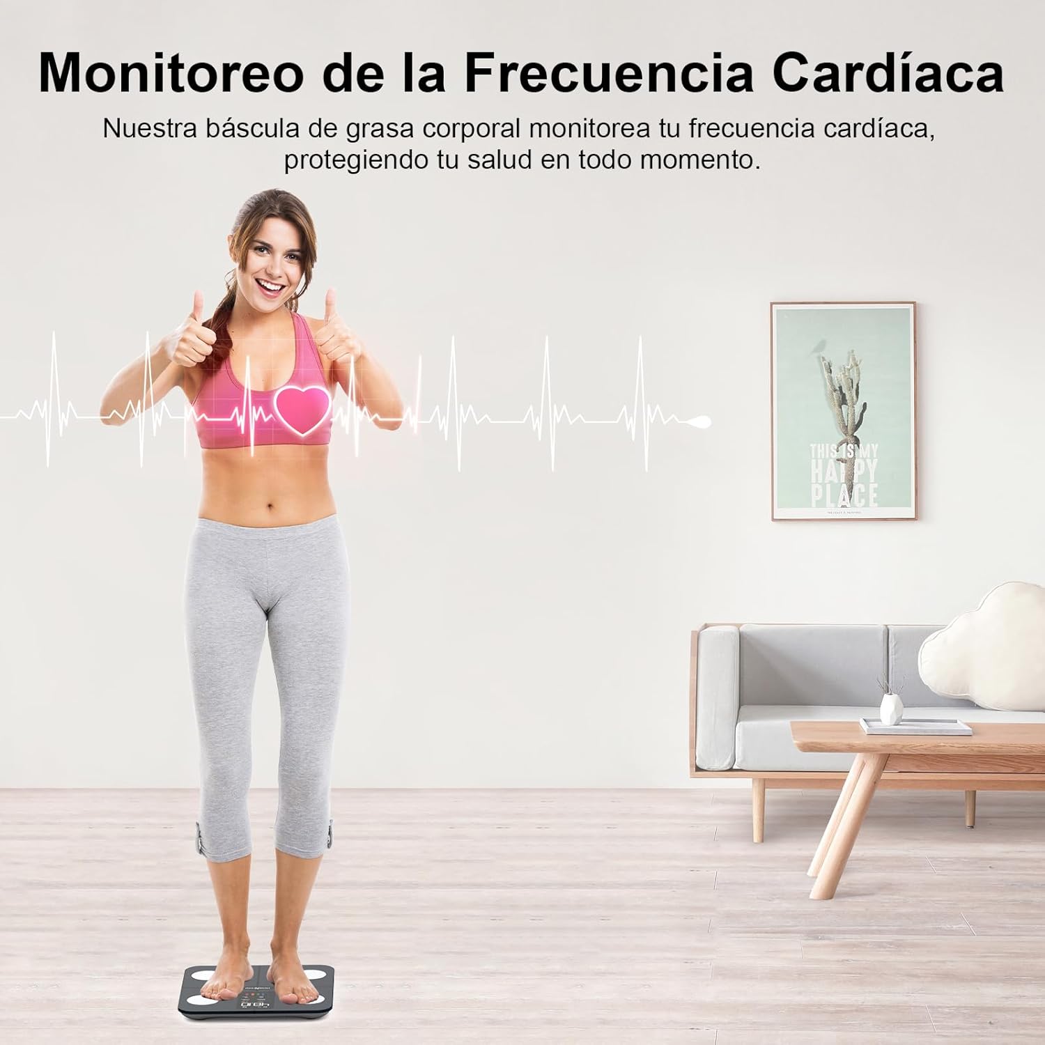 Thumbnail 8 de Healthkeep Báscula Grasa Corporal con Pantalla Grande 🏋