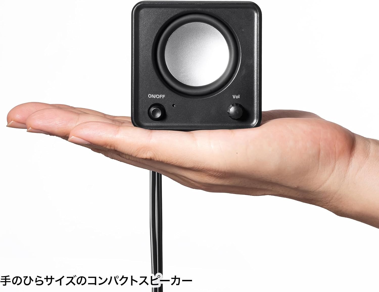Detalle de サンワサプライ MM-SPL23UBK コンパクトPCスピーカー USB給電・実用最大出力6W