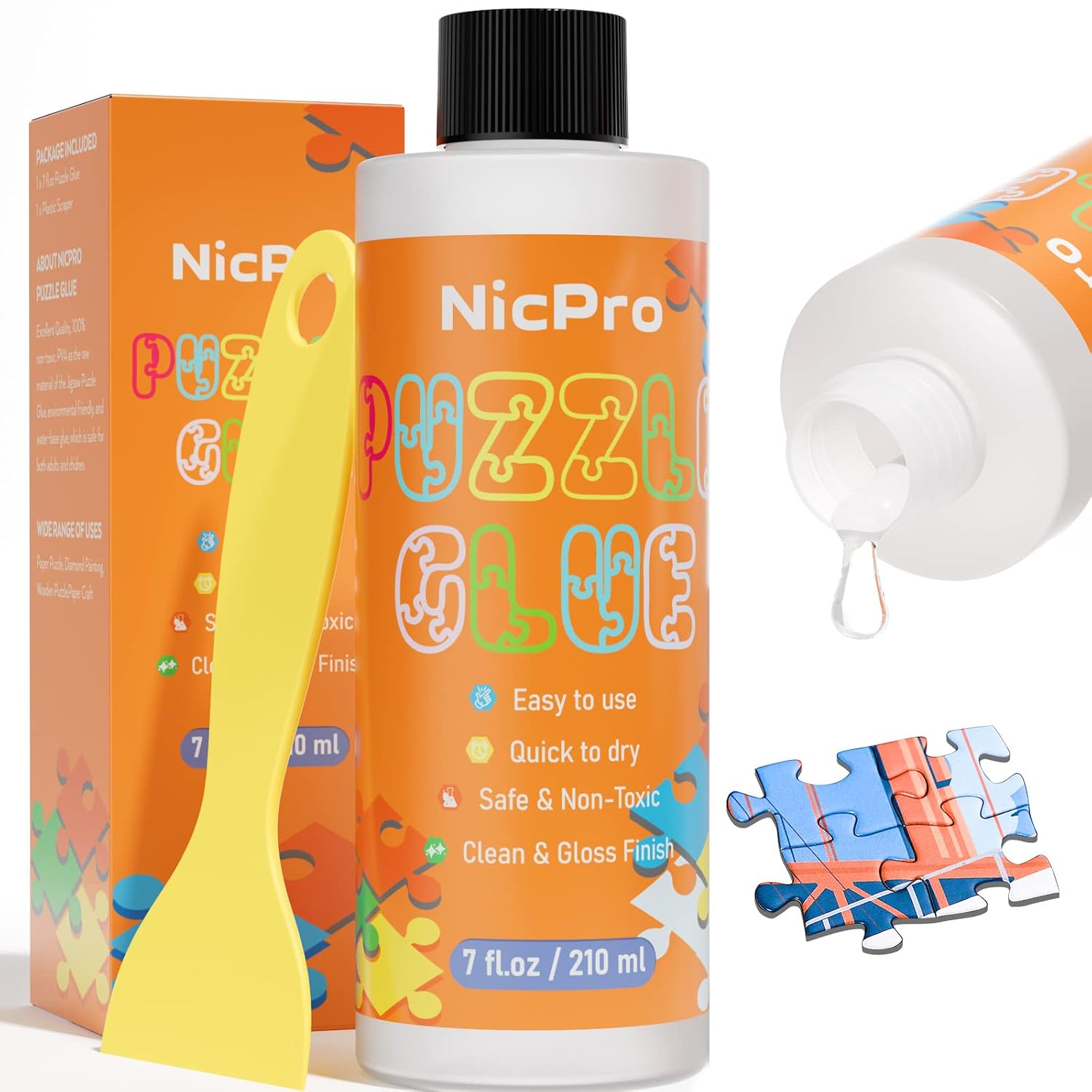 Detalle de Nicpro colla per puzzle 240 ml đź§©