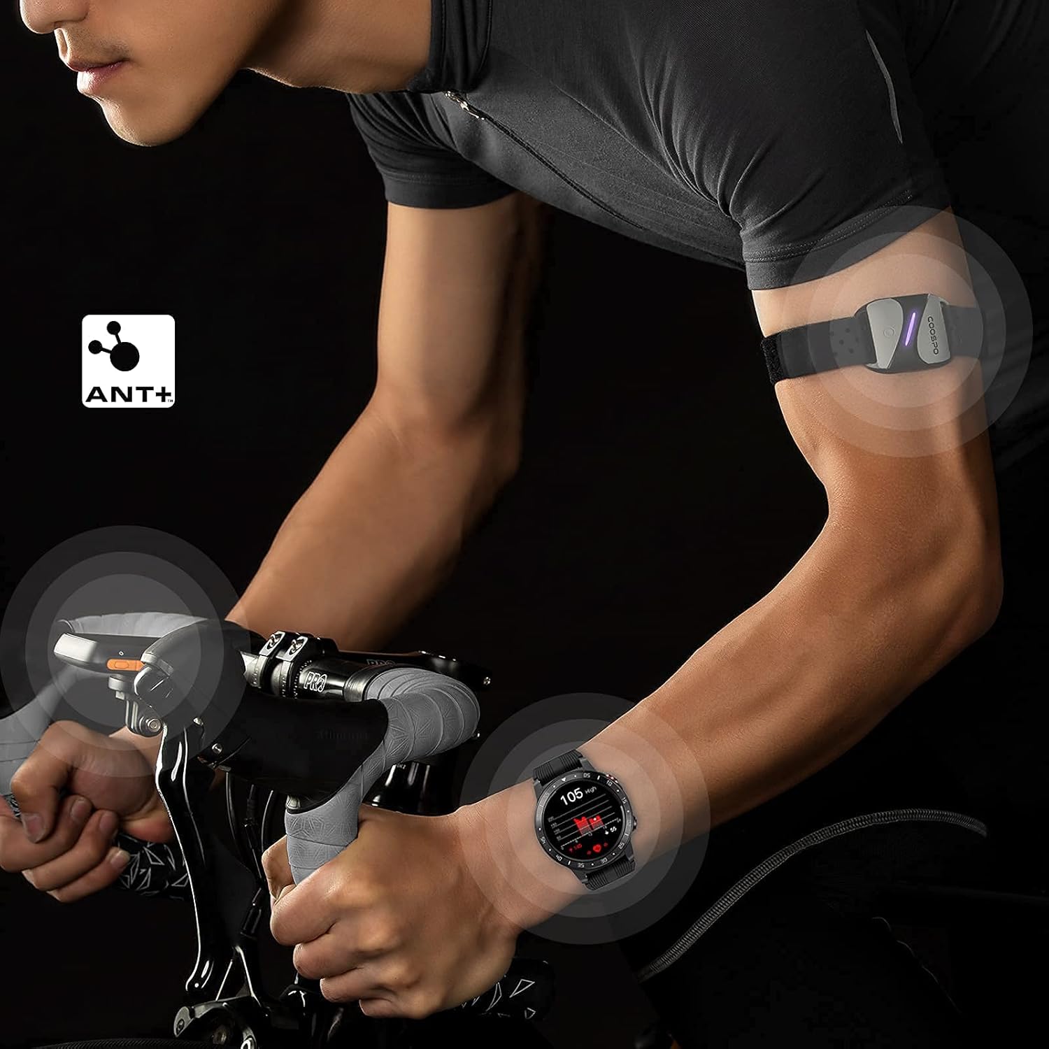 Thumbnail 4 de COOSPO HW807 armband heart rate monitor Bluetooth 5.0