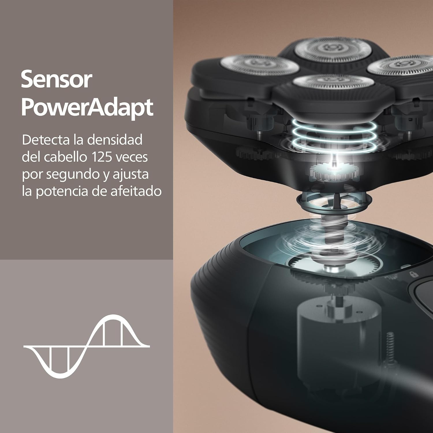 Thumbnail 5 de Philips Serie 7000 Pro HS7980/15 Afeitadora 360°