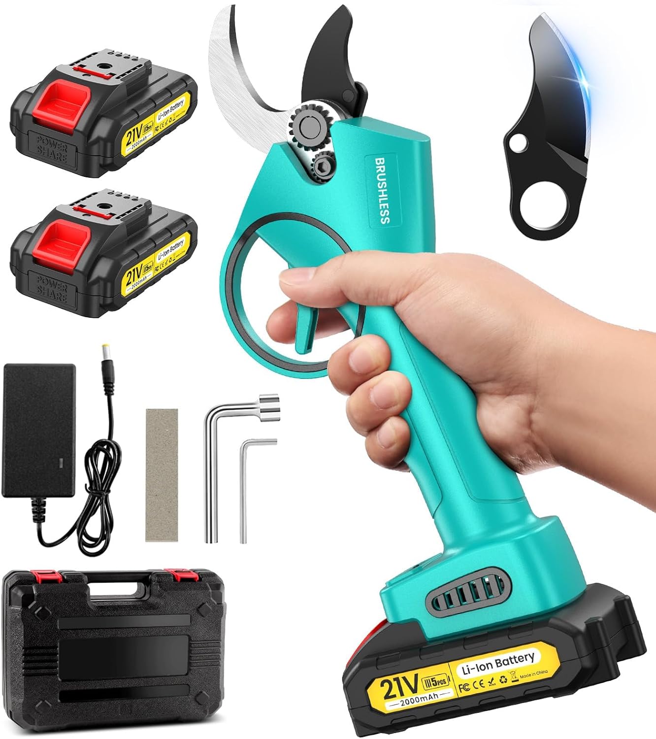 MuatCtarom Tijeras de Podar Eléctricas 33 mm