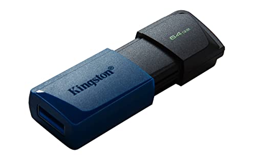 Thumbnail 2 de Kingston DataTraveler Exodia M 64Go USB 3.2 Gen 1 — capuchon mobile, Noir/Bleu