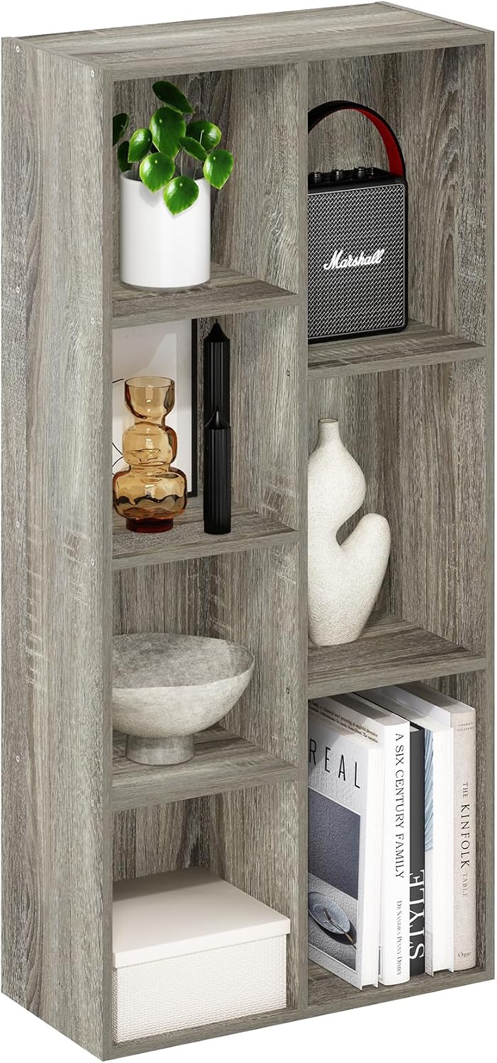 Detalle de Furinno 7-Cube Bookshelf