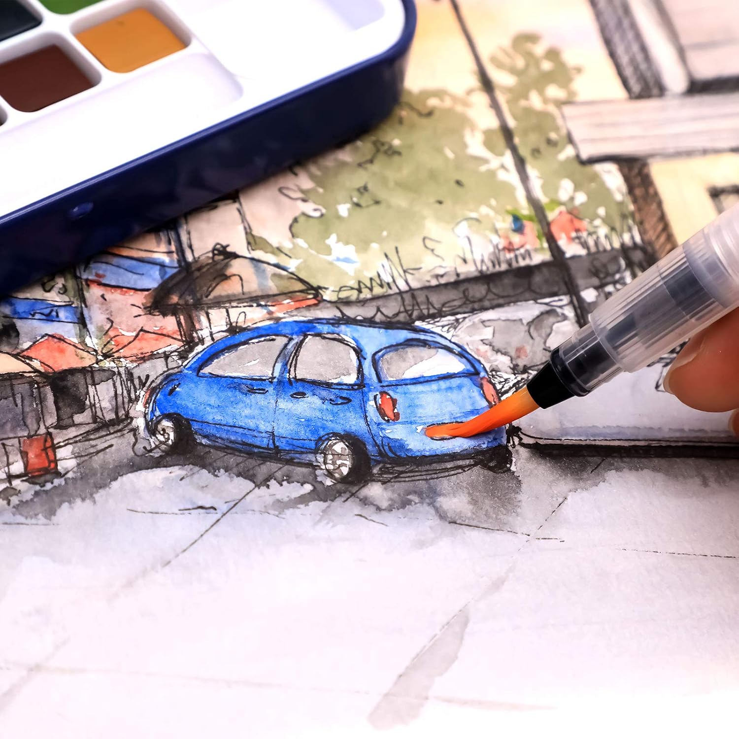 Thumbnail 3 de Artecho Aquarellfarben Set 18 Basic Farben