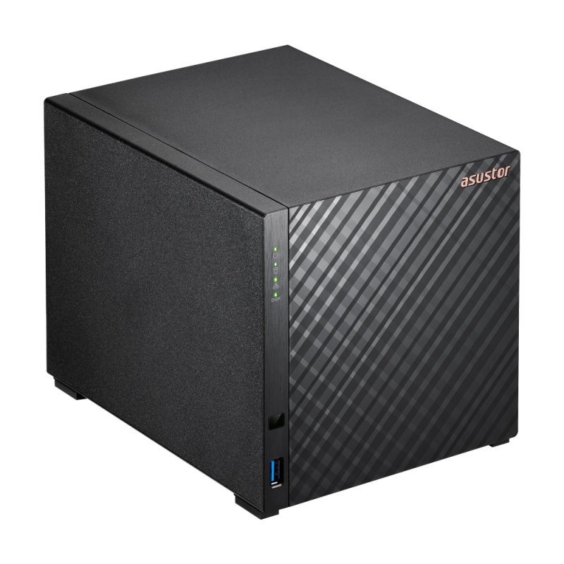 Detalle de Asustor Drivestor 4 AS1104T NAS de 4 bahías: rendimiento fiable para tu hogar o pequeña oficina