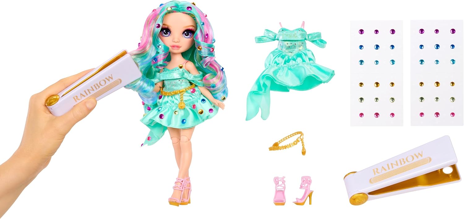 Detalle 2 de Rainbow High Celine Turquoise 28 cm