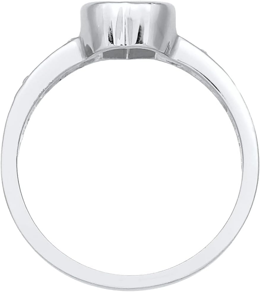 Detalle de Elli Ring Herz Liebe Freundschaft 925 Sterlingsilber