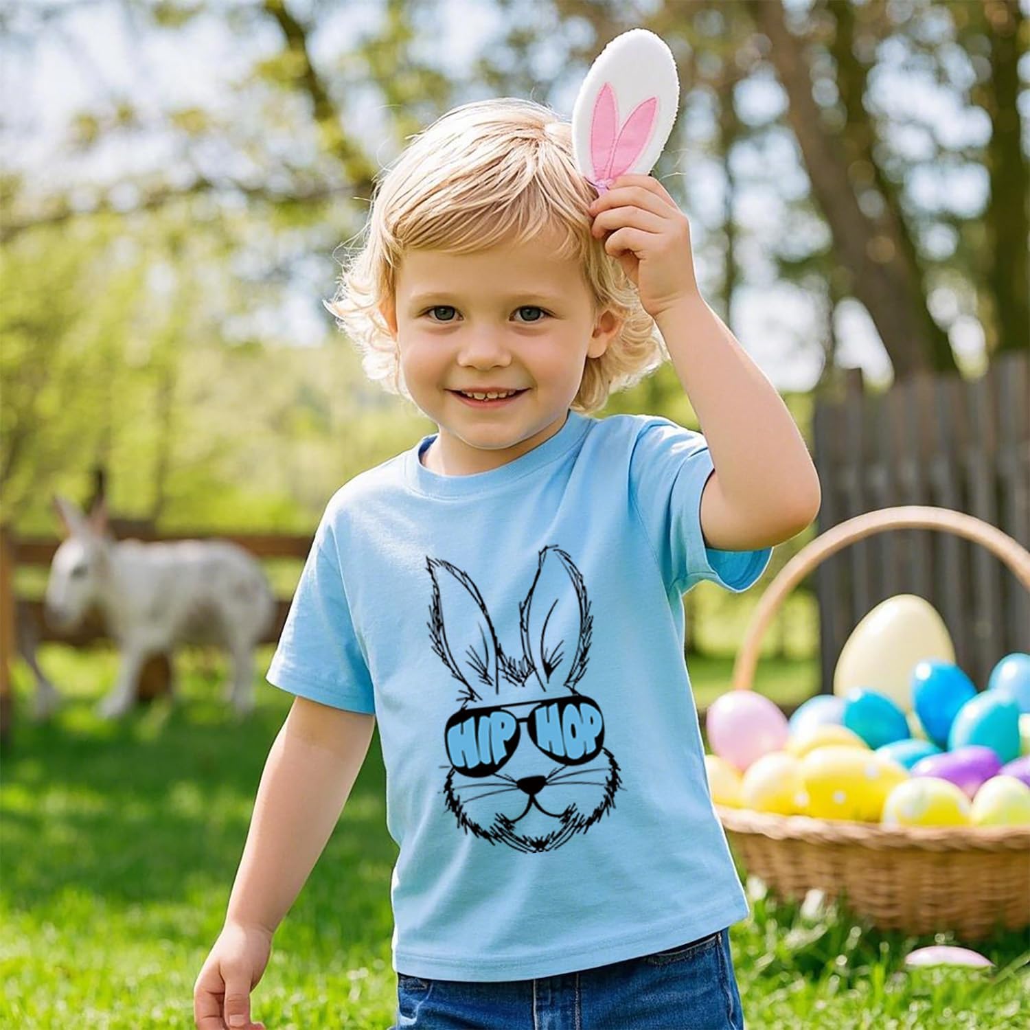 Detalle 2 de Toddler Easter T-Shirt, Cotton