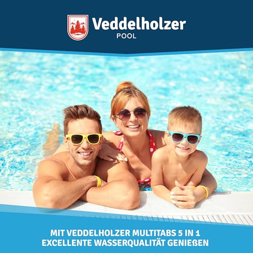 Thumbnail 6 de Veddelholzer 5 kg Multitabs 5 in 1 Chlortabletten für Pools ab 25 m³ – 200 g Tabletten