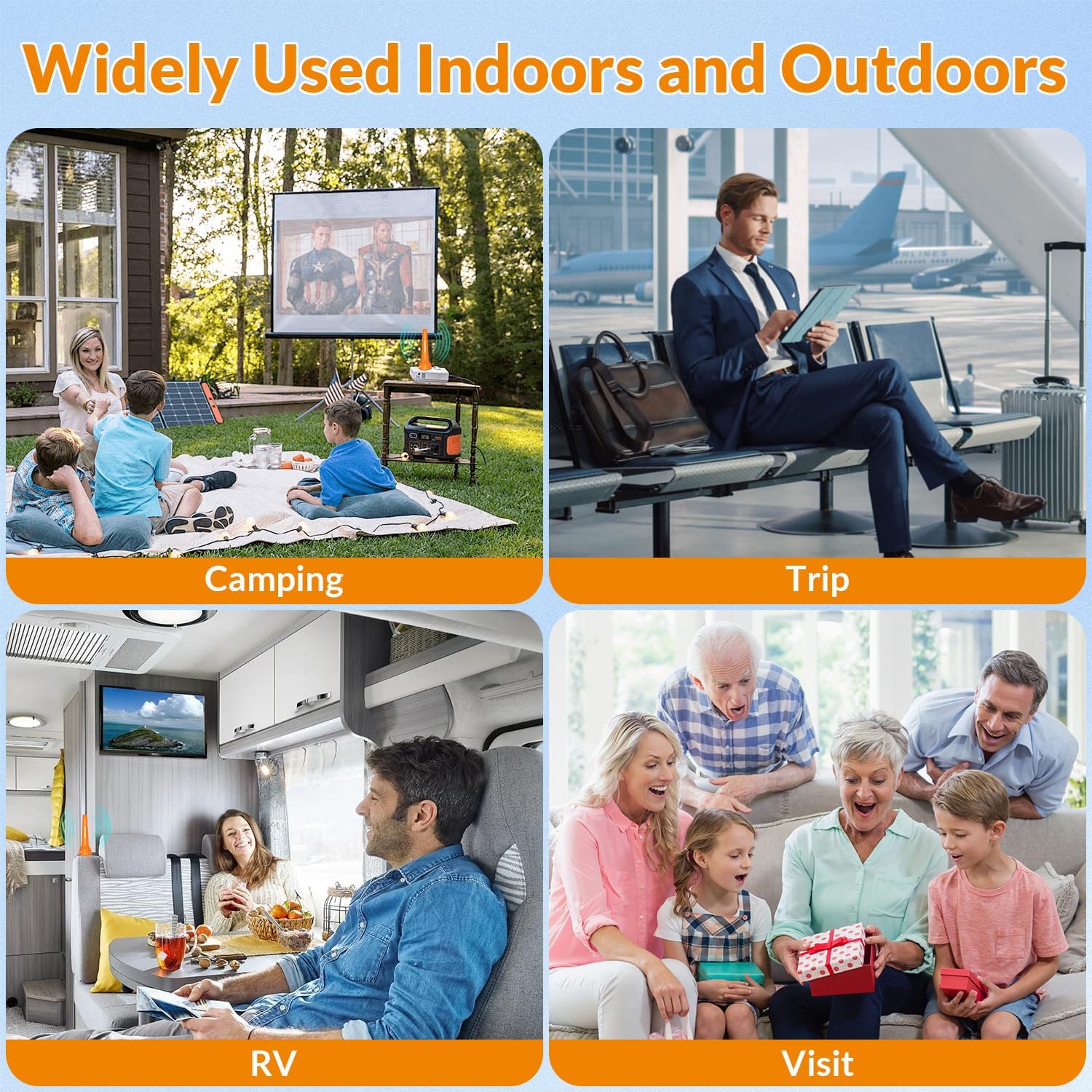 Thumbnail 6 de HIDB Amplified Indoor TV Antenna for Local Channels