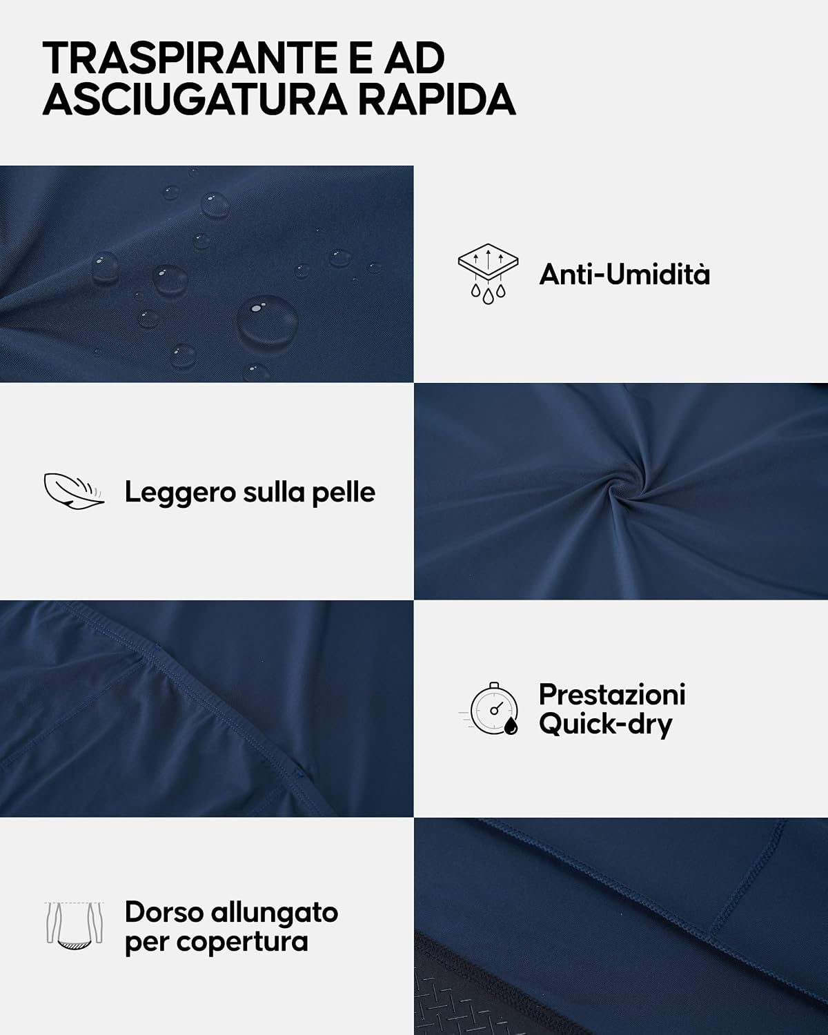 Detalle de DANISH ENDURANCE Maglia da Ciclismo Traspirante