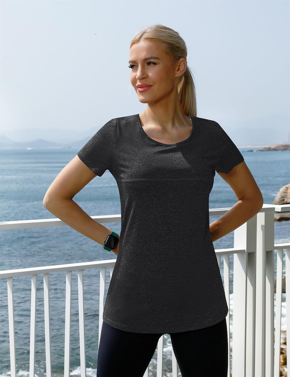 Detalle 2 de iClosam tunic gym top, quick-dry S