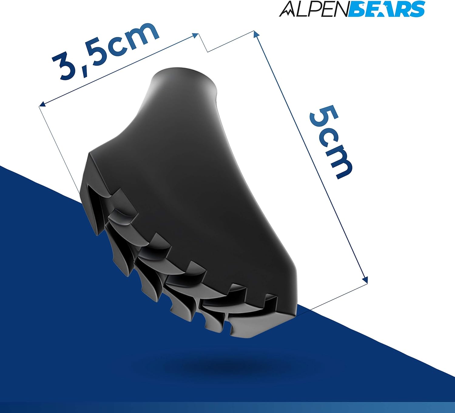 Thumbnail 1 de Alpen Bears – Lot de 14 embouts en caoutchouc pour bâtons de randonnée (marche & nordique)