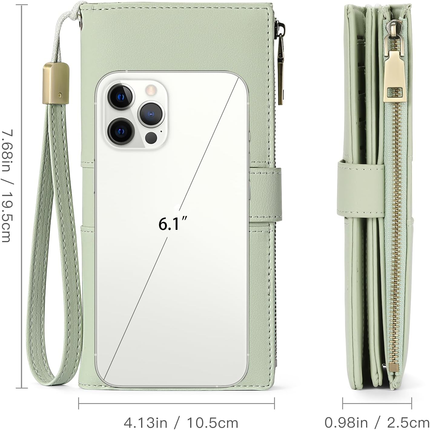 Thumbnail 4 de GAEKEAO Geldbörse Damen – Portemonnaie mit Großem Fassungsvermögen, RFID-Schutz und elegantem Design